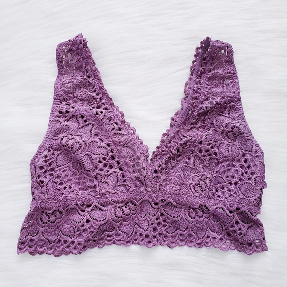 Altar'd State Other - 3 FOR $15 Altar'd State Matte Purple Lace Bralette